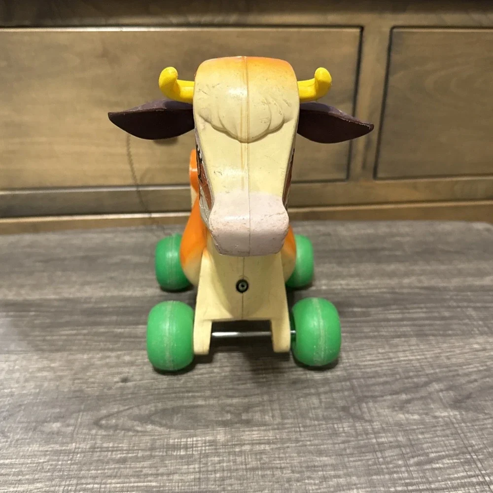 1972 Fisher-Price #132 Molly Moo Cow pull toy